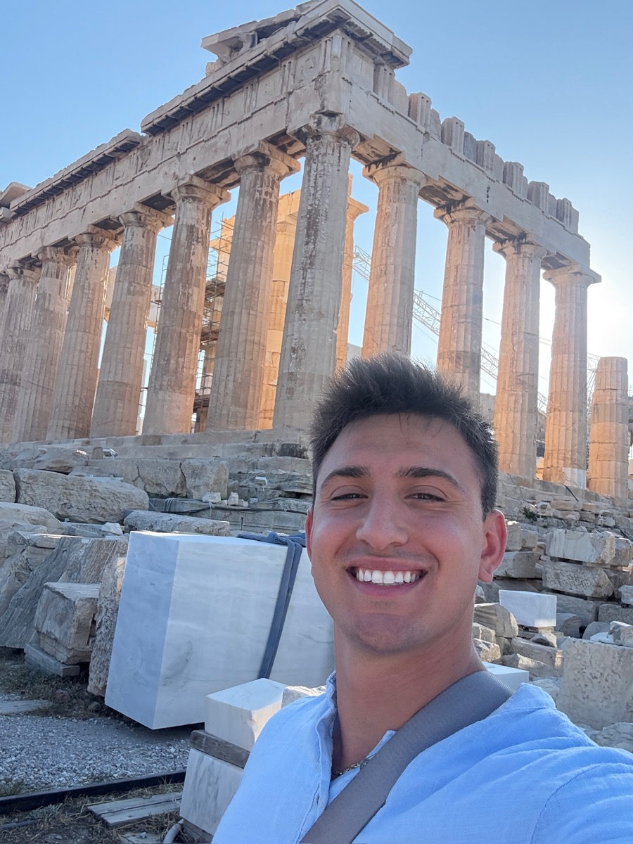 Anthony in Greece